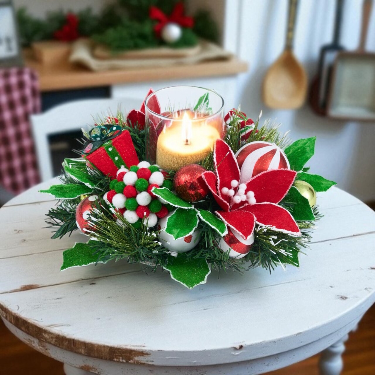 Christmas Peppermint Hurricane - Christmas Decorations - Holiday Tree